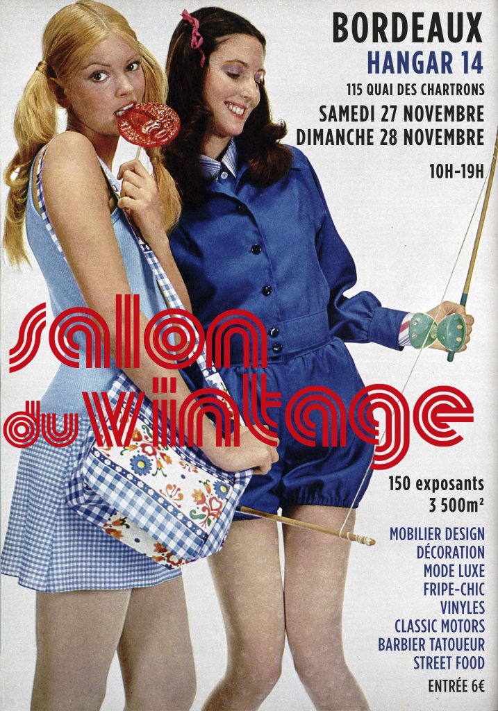 Affiche salon du vintage de Bordeaux 2021